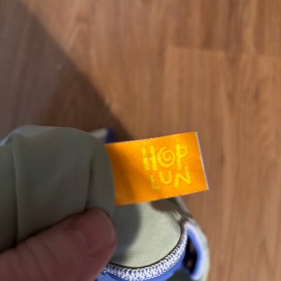 Hop Lun One Piece Ocean Blue Lined Swimsuit NWOT SAMPLE Small - Picture 3 of 4